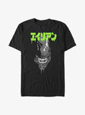 Alien Big Face Kanji Big Tall T-Shirt