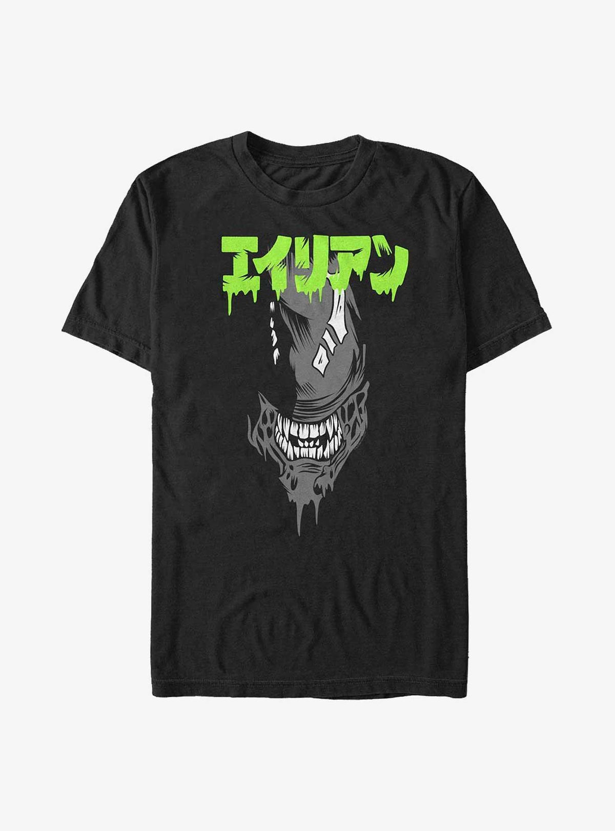 Alien Big Face Kanji Big Tall T-Shirt