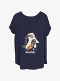 Avatar The Last Airbender Furry Friends Girls T-Shirt Plus Size
