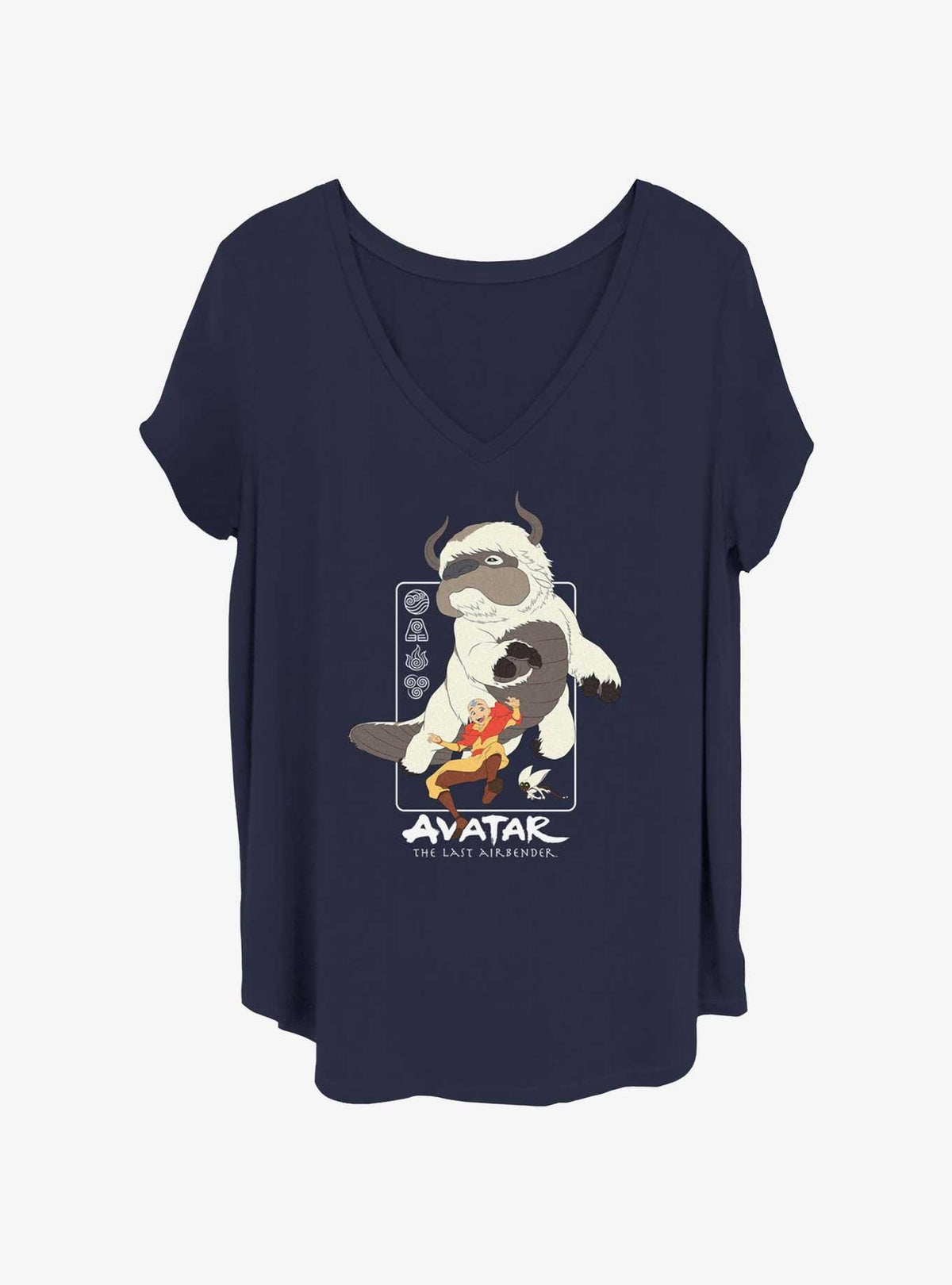 Avatar The Last Airbender Furry Friends Girls T-Shirt Plus Size