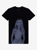Sabrina Carpenter Black White Portrait T-Shirt