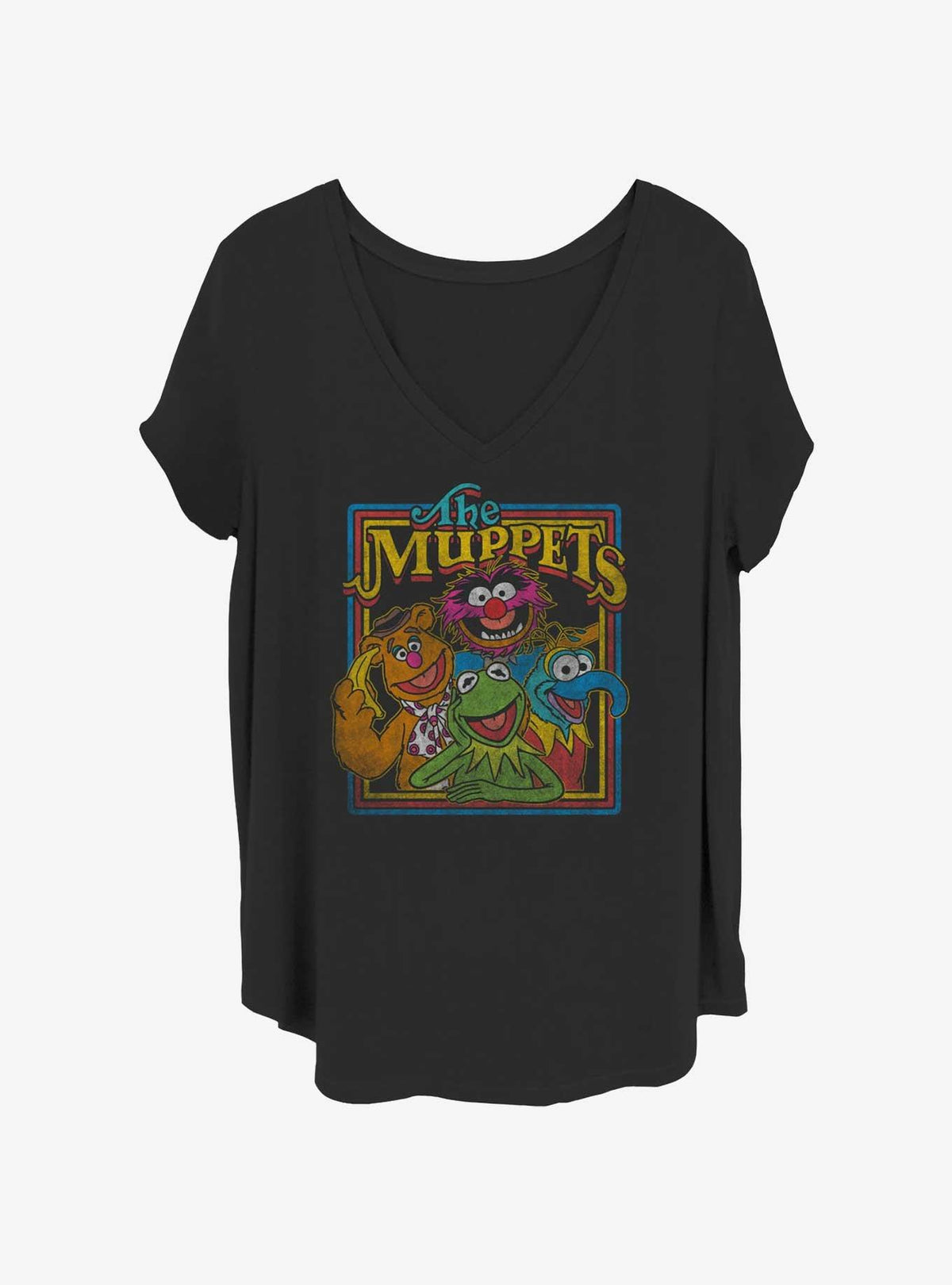 The Muppets Retro Muppet Poster Girls T-Shirt Plus Size
