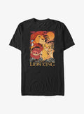The Lion King Cast Poster Big Tall T-Shirt