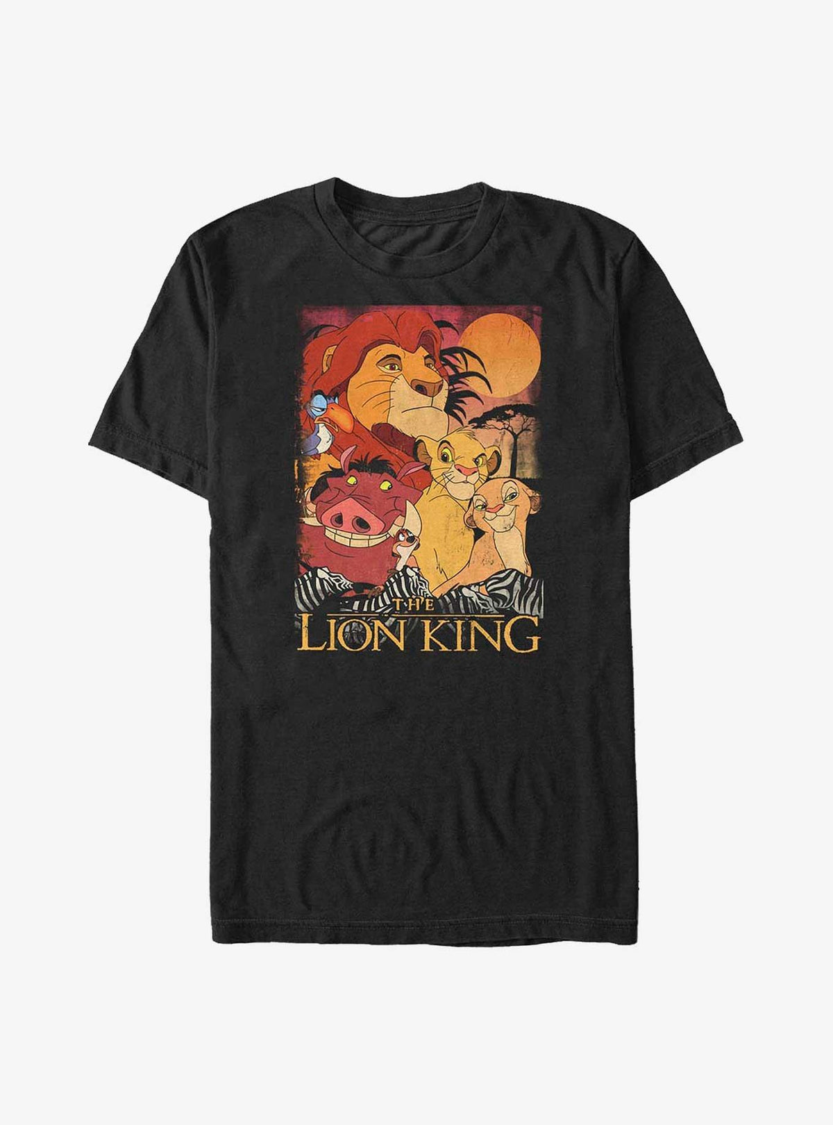 The Lion King Cast Poster Big Tall T-Shirt