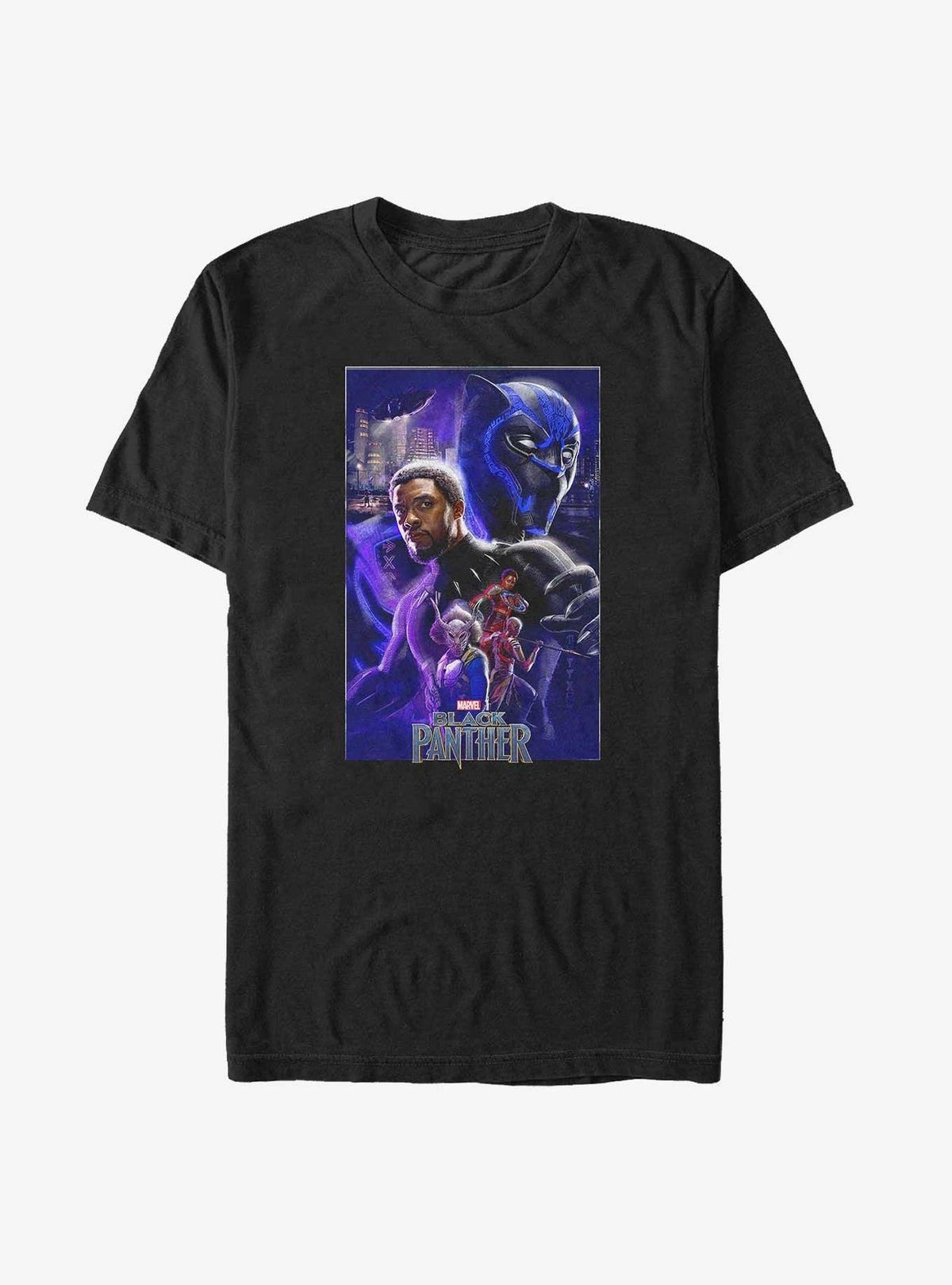 Black Panther King T'Challa Poster Big Tall T-Shirt