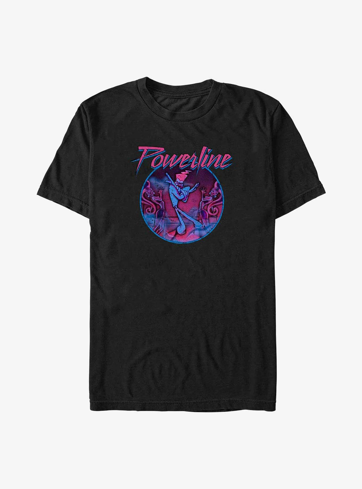 Goofy Powerline Badge Big Tall T-Shirt