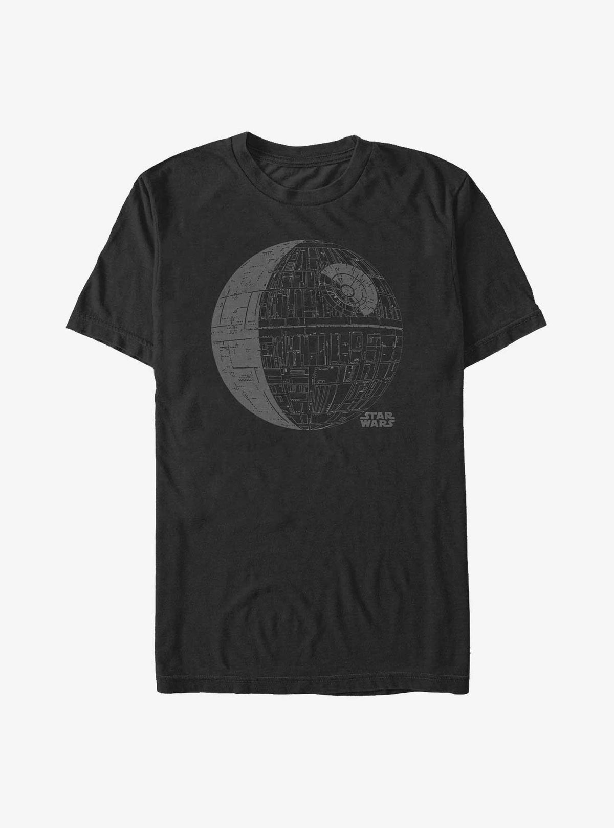 space adventure Lineart Death Star Big Tall T-Shirt