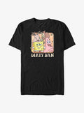 cartoon sea sponge Patrick Star Dirty Dan Big Tall T-Shirt