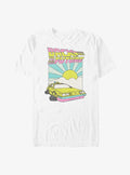 Back to the Future Retro DeLorean Big Tall T-Shirt