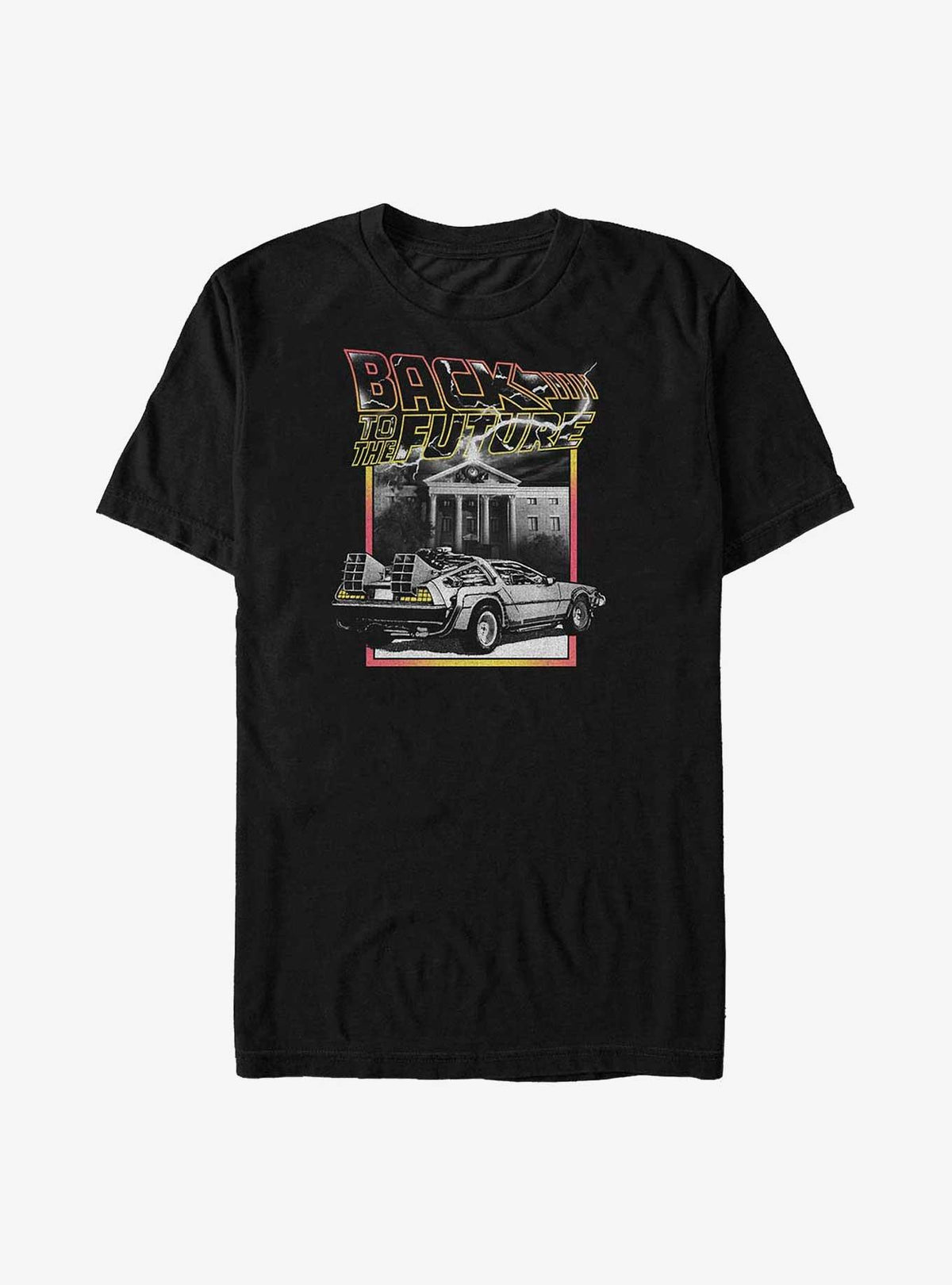 Back to the Future Neon Future Big Tall T-Shirt