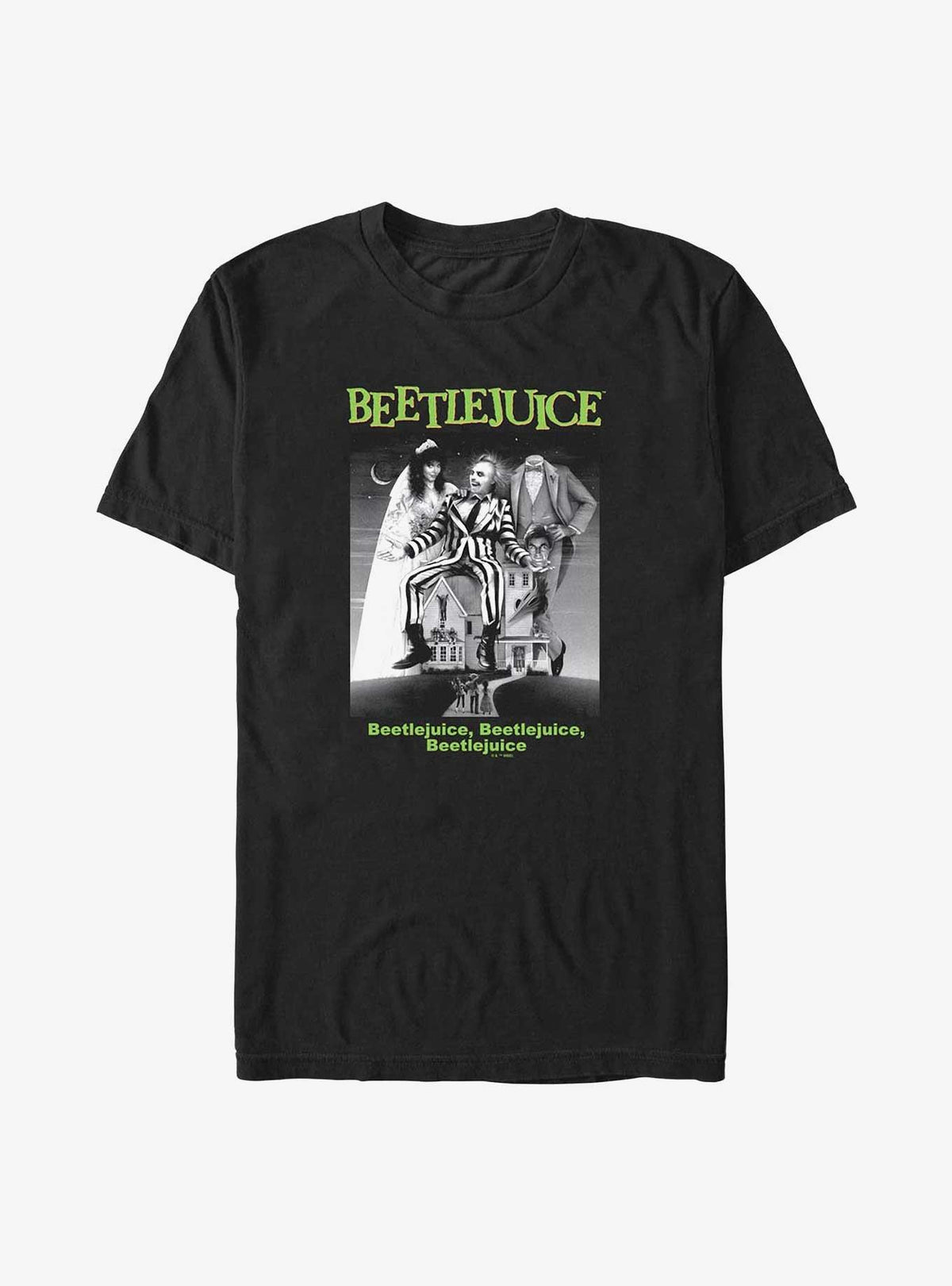 Beetlejuice Say His Name Poster Big Tall T-Shirt