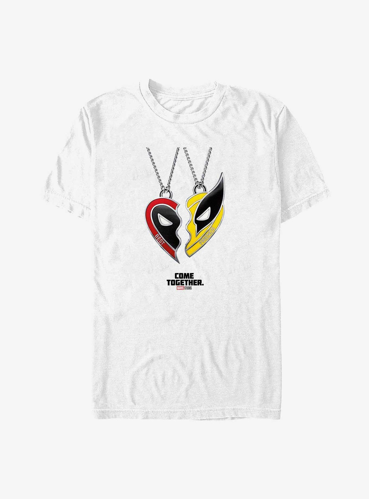 masked antihero Wolverine Friendship Heart Necklace Big Tall T-Shirt
