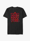 masked antihero Wolverine Dogpool Letters Big Tall T-Shirt
