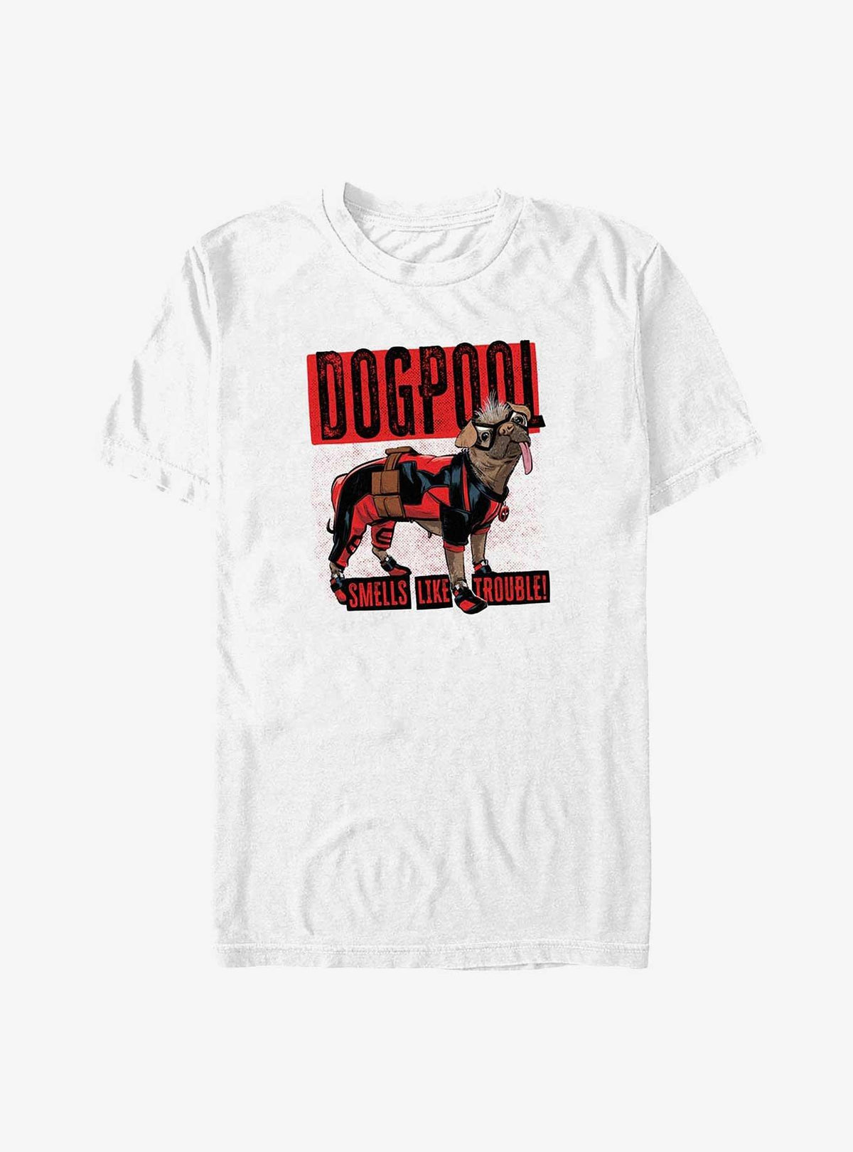 masked antihero Wolverine Dogpool Trouble Big Tall T-Shirt