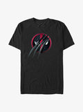 masked antihero Wolverine Clawed Pool Big Tall T-Shirt