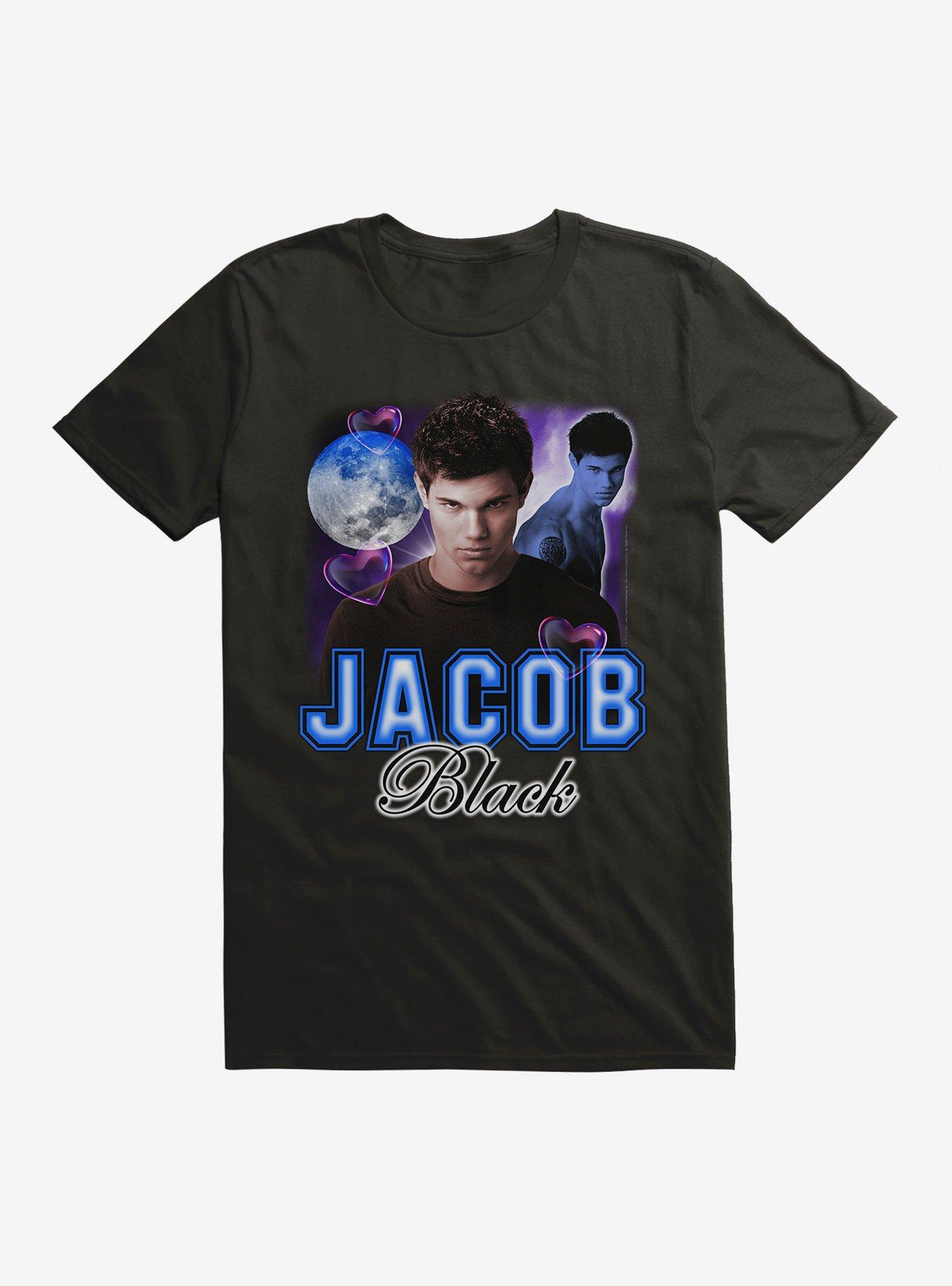 Twilight Jacob Black Retro Style Portrait T-Shirt