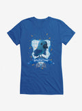 wizard school Ravenclaw Graphic Checkerboard Girls T-Shirt