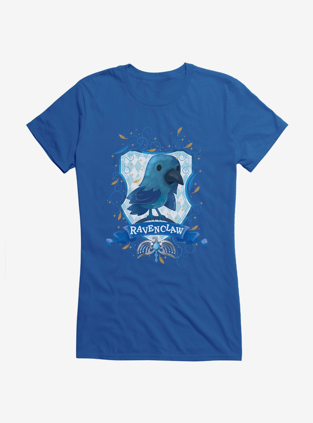 wizard school Ravenclaw Graphic Checkerboard Girls T-Shirt