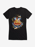 wizard school Hogwarts School Graphic Girls T-Shirt