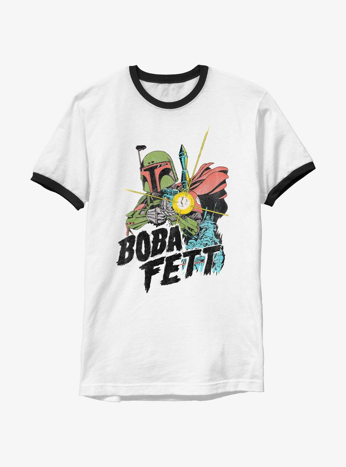 space adventure Retro Boba Ringer T-Shirt