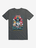 speedy hedgehog Group Retro T-Shirt