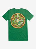 ninja turtle Group On Pizza Slices T-Shirt