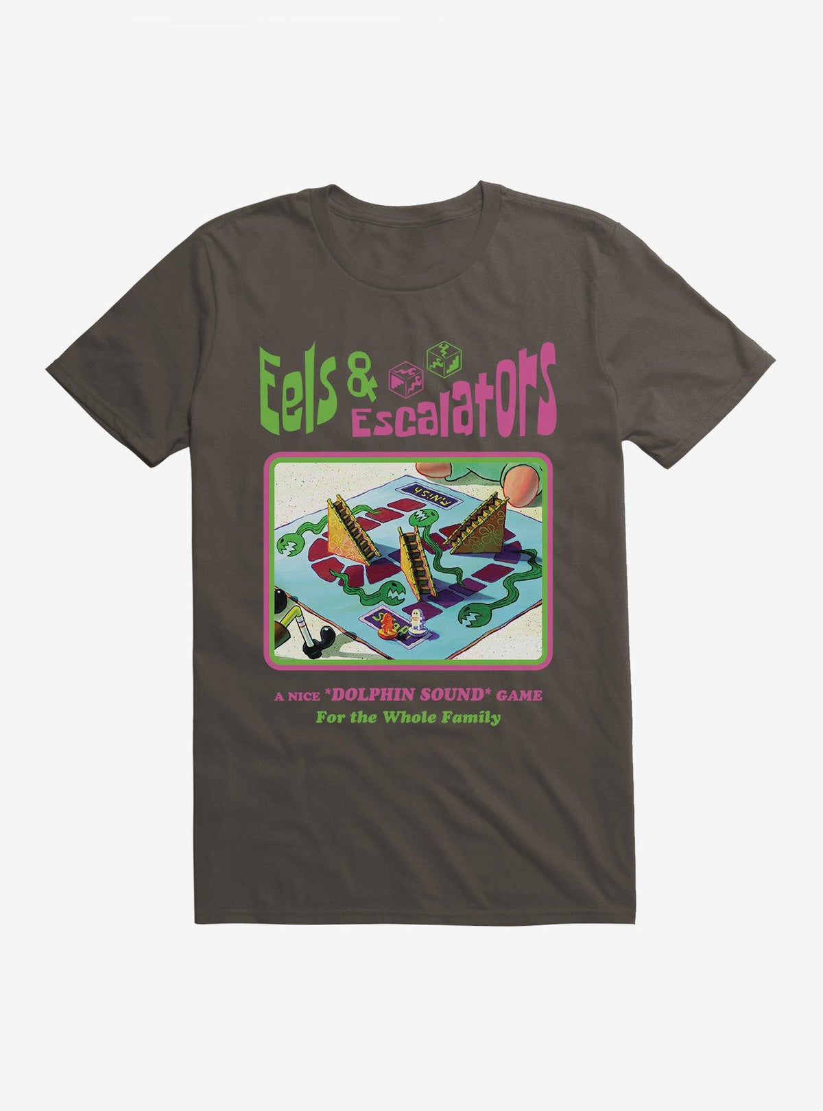 cartoon sea sponge Eels and Escalators Game T-Shirt