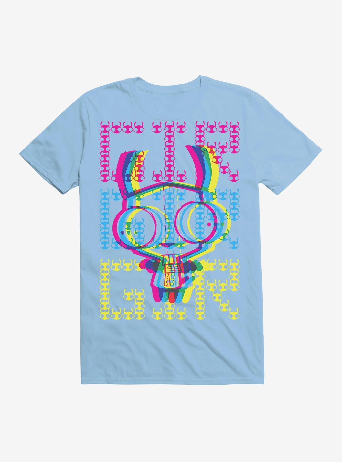 Invader Zim GIR Neon Stack T-Shirt