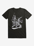 ninja turtle Black and White Group T-Shirt