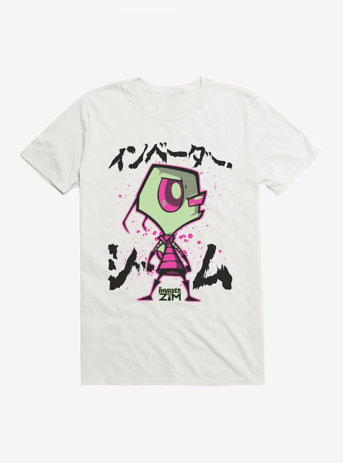 Invader Zim Pink Splatter Zim T-Shirt