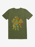 ninja turtle Group Pose T-Shirt