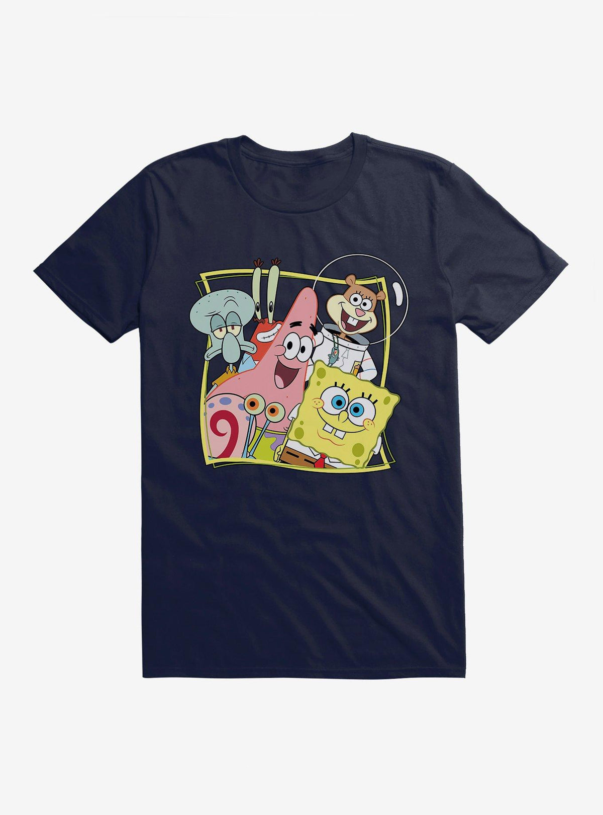 cartoon sea sponge Bikini Bottom Buddies T-Shirt 2
