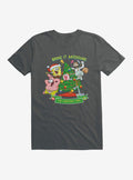 cartoon sea sponge Around The Christmas Tree T-Shirt