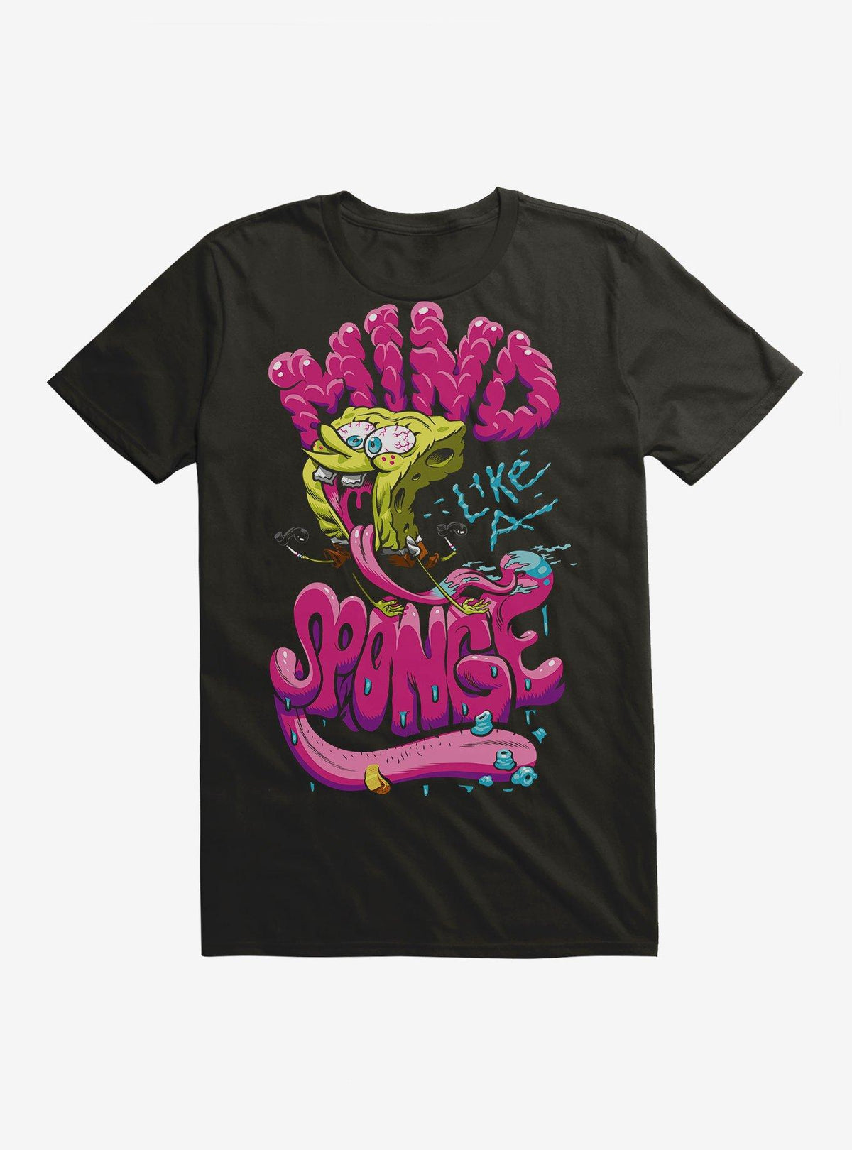 cartoon sea sponge Mind Like A Sponge T-Shirt