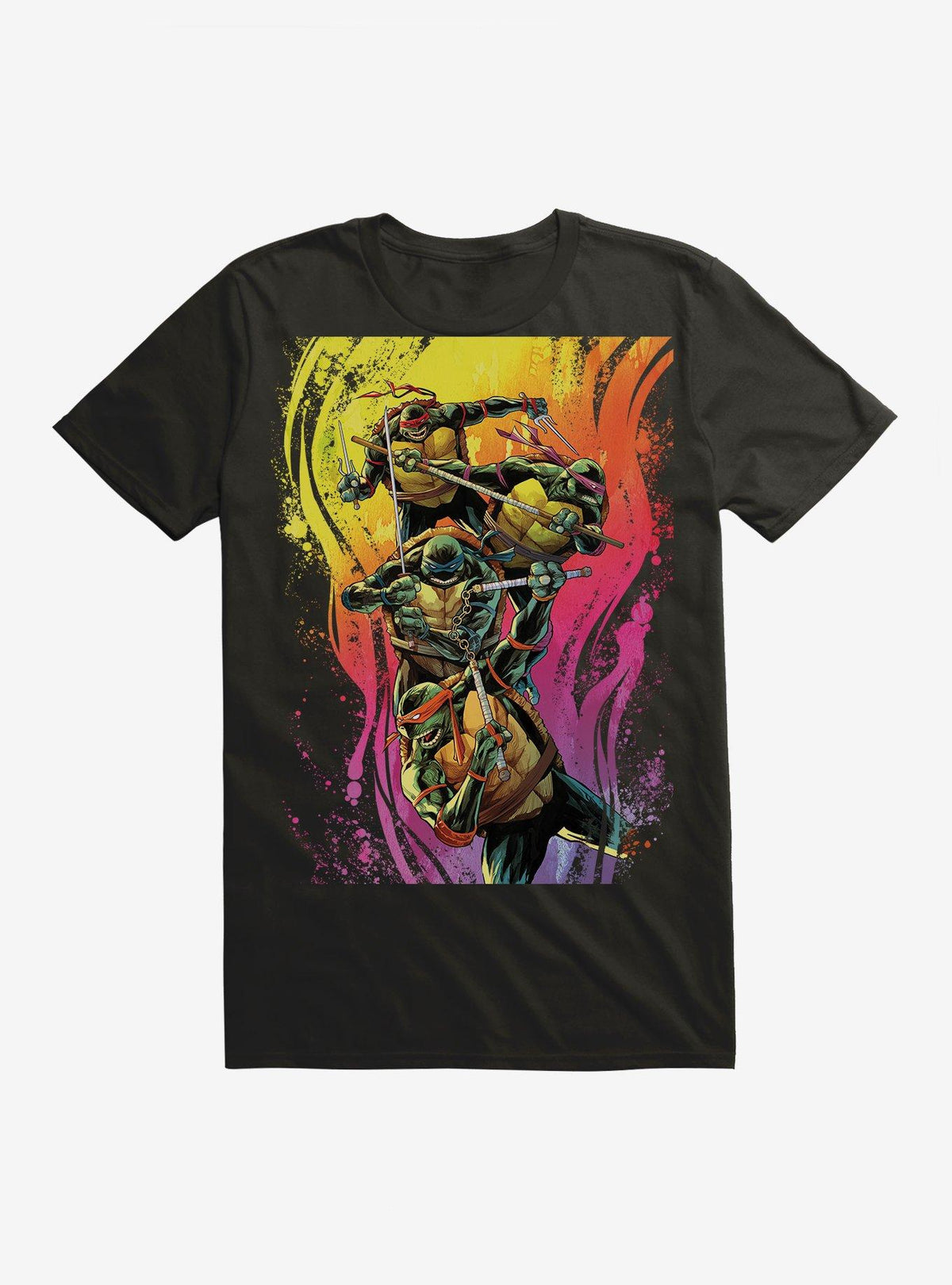 ninja turtle Rainbow Spray Paint Group T-Shirt