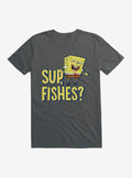 cartoon sea sponge Sup Fishes T-Shirt