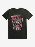 cartoon sea sponge Punk Angry Starfish Patrick T-Shirt