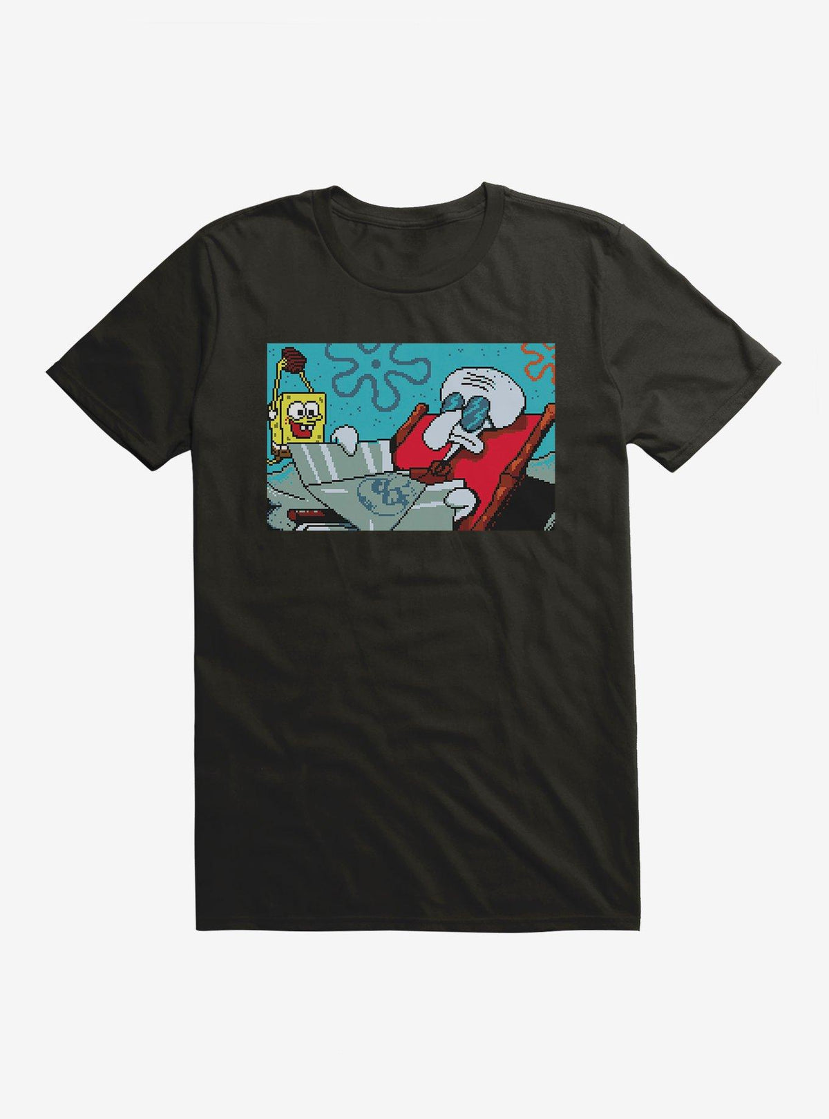cartoon sea sponge Squidward Tanning T-Shirt