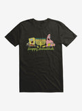 cartoon sea sponge Happy Hanukkah Duo T-Shirt