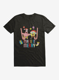 cartoon sea sponge Make It Merry T-Shirt