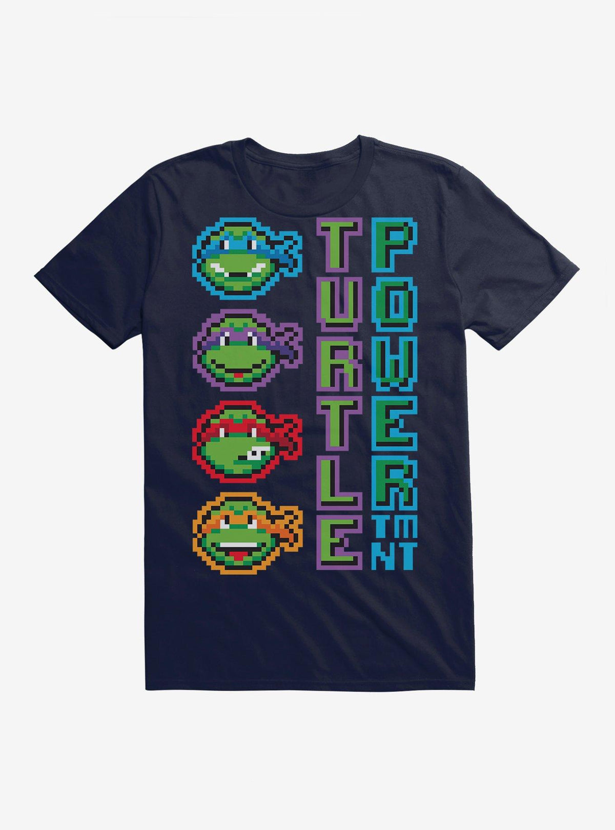 ninja turtle Pixel Art Turtle Power Vertical T-Shirt