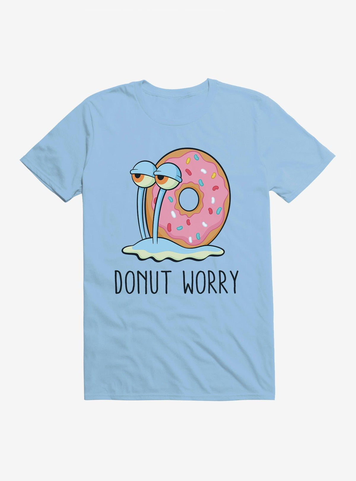 cartoon sea sponge Gary Donut Worry T-Shirt