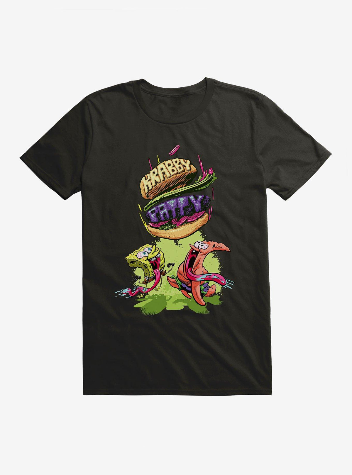 cartoon sea sponge Krabby Patty Dash T-Shirt