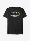 dark vigilante Starry Night Bat Logo Big Tall T-Shirt