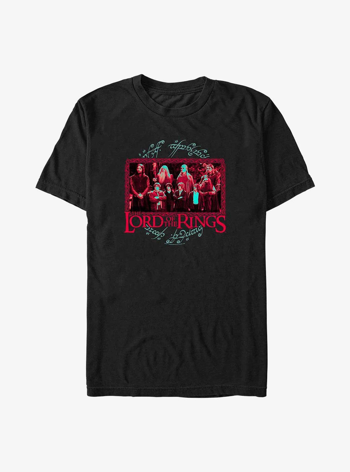 The Lord of the Rings Fellowship Group Big Tall T-Shirt