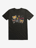 Aggretsuko Metal Gig Stickers T-Shirt