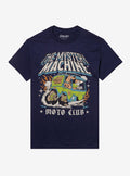 Scooby-Doo Mystery Machine Moto Club Boyfriend Fit Girls T-Shirt