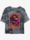 Agatha Retro Poster Style Tie Dye Crop Girls T-Shirt