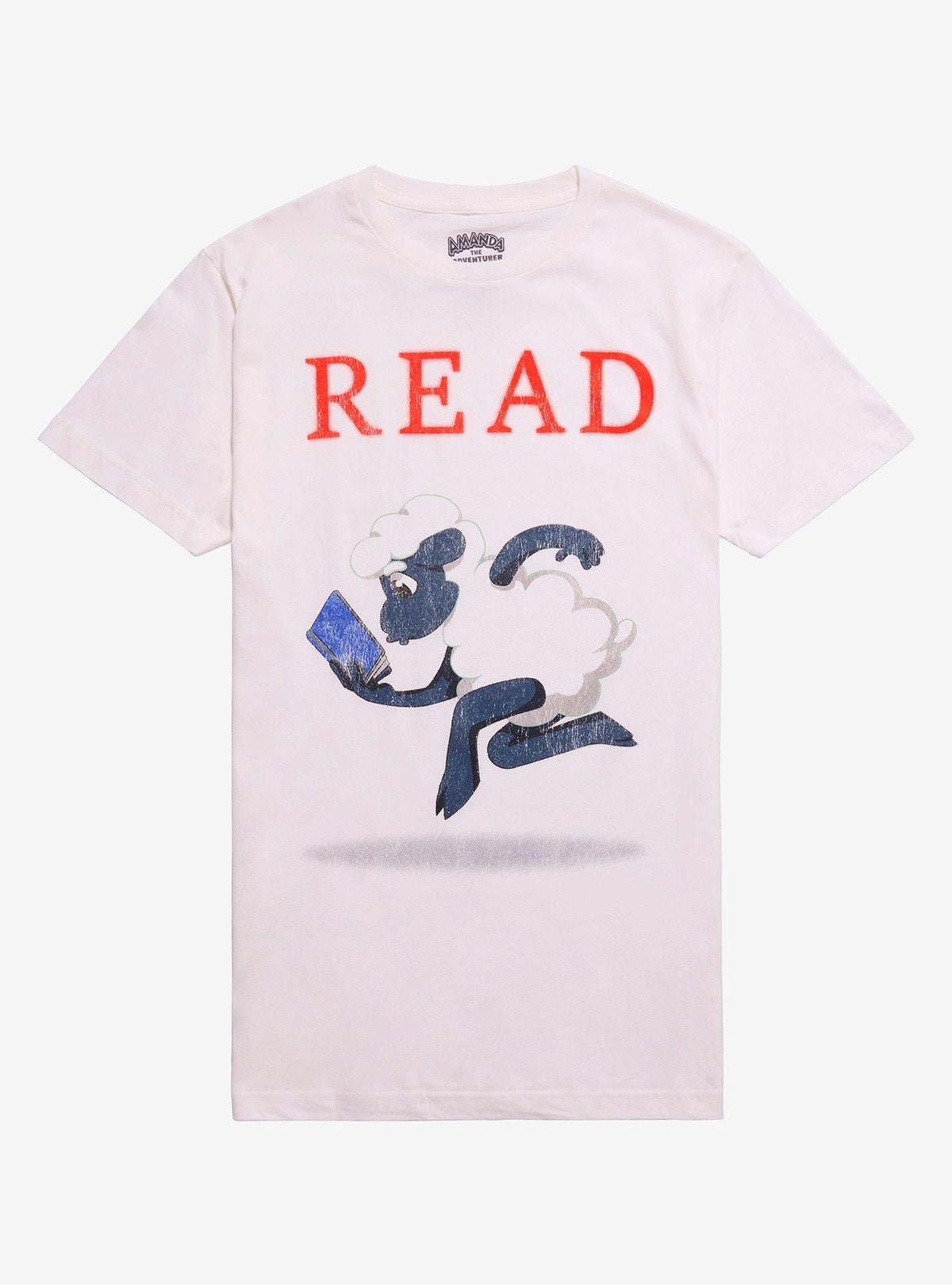 Amanda The Adventurer Read Sheep T-Shirt