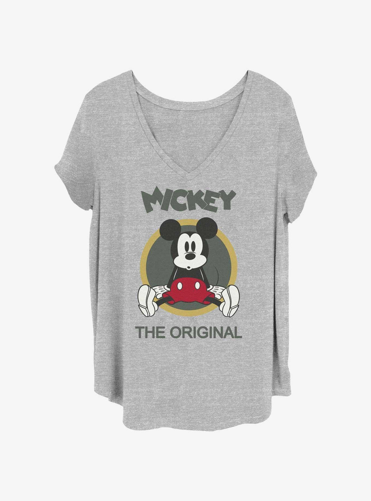 Mickey Mouse Retro Circle Girls T-Shirt Plus Size